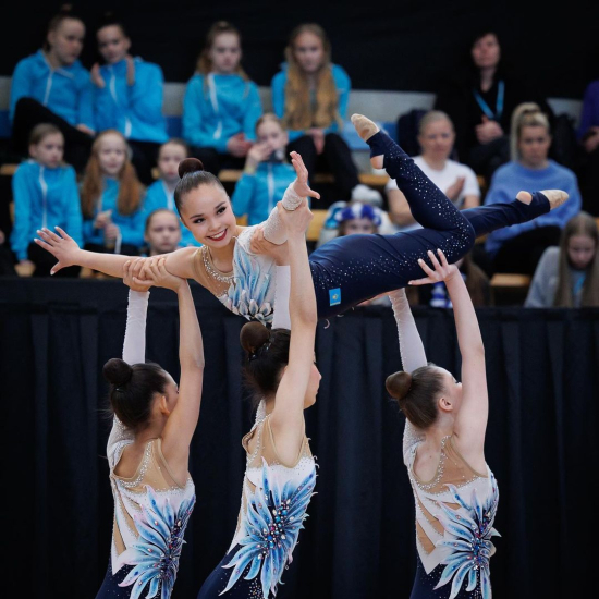 Казахстанские гимнастки
