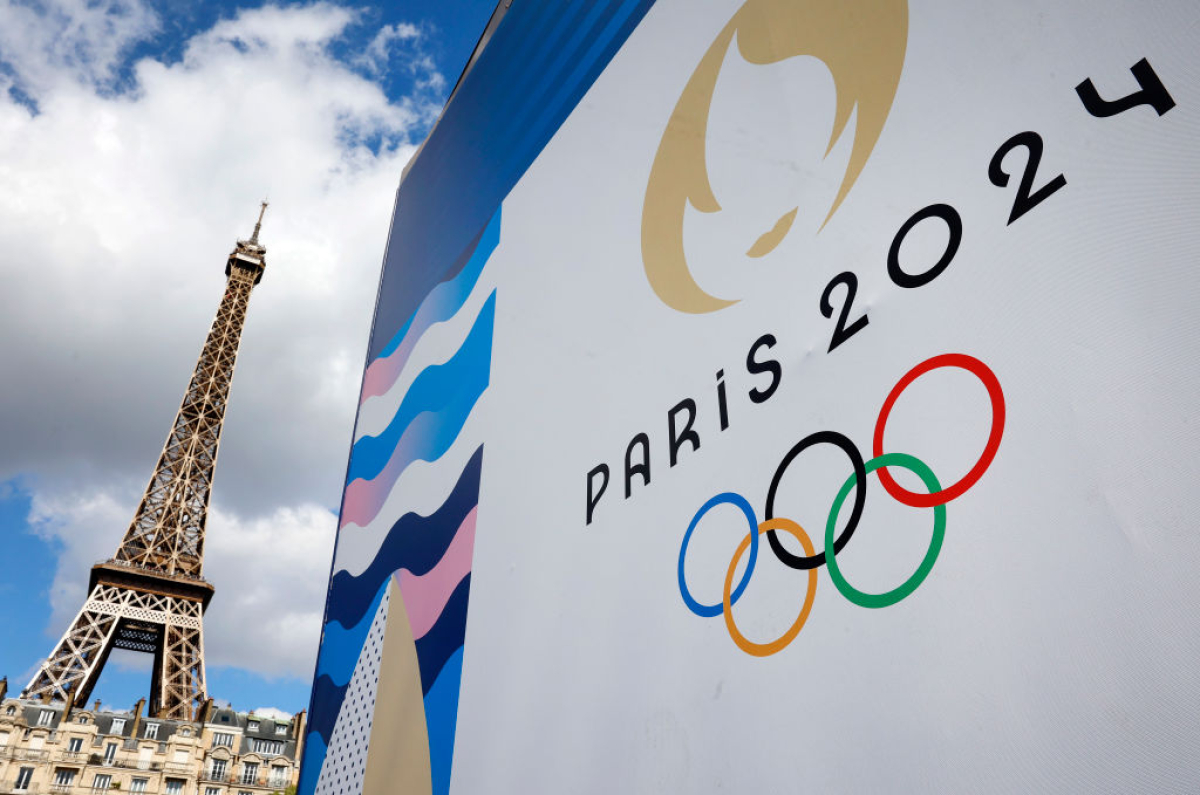 Логотип Олимпийских игр-2024 в Париже